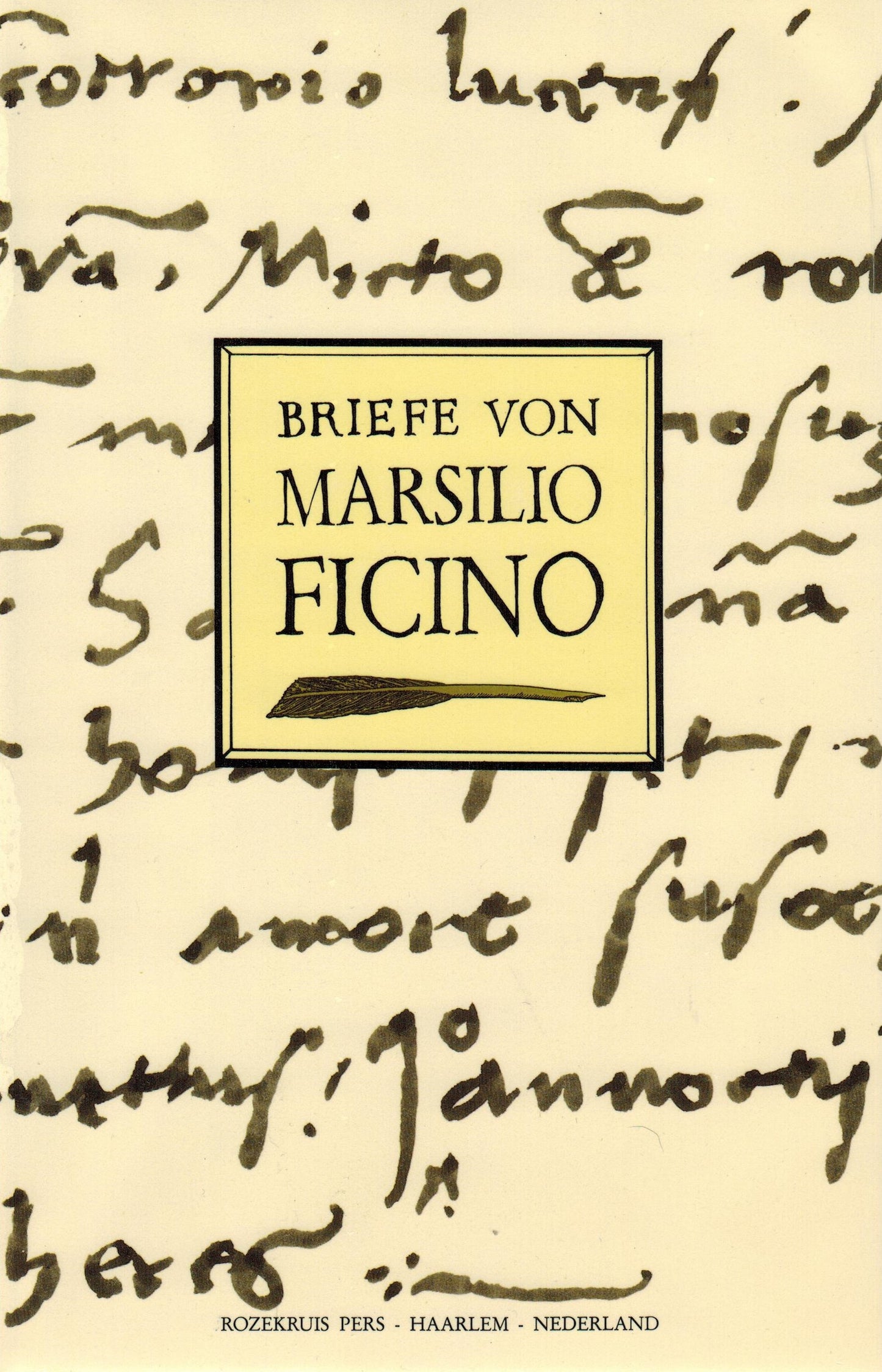 Briefe von Marsilio Ficino Teil 1