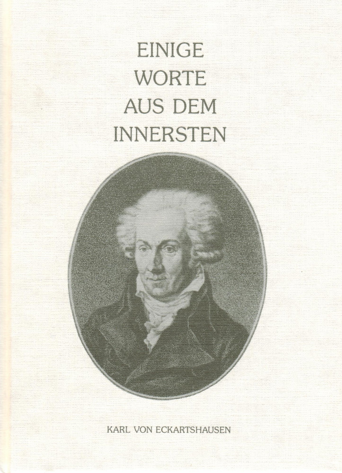 Einige Worte aus dem Innersten