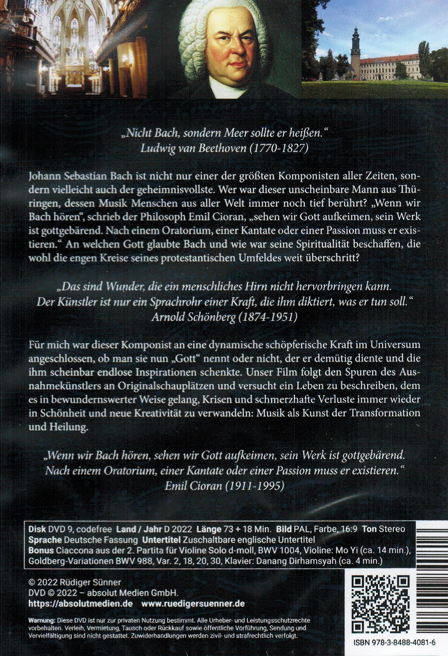 Heilige Spiele - Eine Filmwanderung zu Johann Sebastian Bach - DVD
